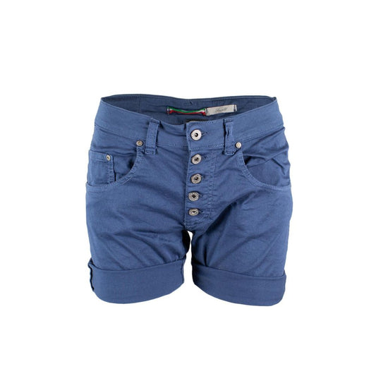 Blue Cotton Short