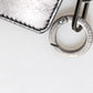 Wallet Black Leather Logo Embossed Key Chain Card Holder Wallet