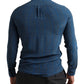 Blue MARTINI Silk Slim Fit Long Sleeves Shirt