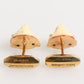 Brass Gold Tone Dog Puppy Men's Accessories Cufflink