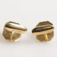 Emerald Green Crystal Gold Tone 925 Sterling Accessory Cufflink
