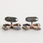 Gold Tone 925 Sterling Silver DG Logo Accessory Cufflink