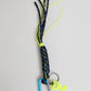 Multicolor Polyester Tape String DG Logo Keychain Keyring