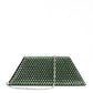 Mini Black Satin And Green Crystals Shoulder Bag