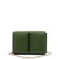 Dark Green Leather Crossbody Bag