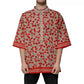 Beige Cherry Nylon Buttoned Casual Shirt