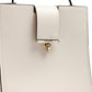 White Leather Shoulder Bag