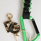 Multicolor Polyester Tape String DG Logo Keychain Keyring