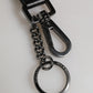 Blue Nylon Logo DG Crown Men's Holder Keychain Keyring