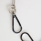 Silver Tone Metal Chain DG Logo Pendant Men Necklace