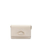 Beige Leather Clutch Bag