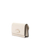 Beige Leather Clutch Bag