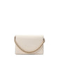 Beige Leather Clutch Bag