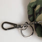 Multicolor Camouflage Animal Silhouette Keychain Keyring
