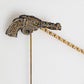 Lapel Pin Brass Copper Revolver Men Accessories Brooch