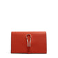Red Leather Clutch Bag