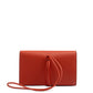 Red Leather Clutch Bag