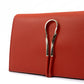 Red Leather Clutch Bag