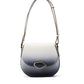 Bicolour Leather Shoulder Bag