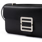 Black Leather Crossbody Bag