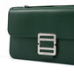 Green Leather Crossbody Bag