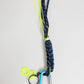 Multicolor Polyester Tape String DG Logo Keychain Keyring