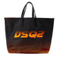 Bicolour Polyester Logo Shopping Bag