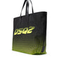 Bicolour Polyester Logo Shopping Bag