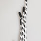 Multicolor Polyester Tape String DG Logo Keychain Keyring