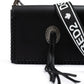 Black Leather Crossbody Bag