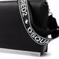 Black Leather Messenger Bag