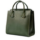 Green Leather Tote Bag