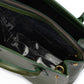 Green Leather Tote Bag