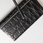 Black Leather Exotic 3000mAh Power Bank Charger USB