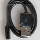 Black Leather Embossed Skin 3000mAh Power Bank Charger USB