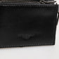 Black Leather Zip Logo Keyring Coin Purse Keyring Wallet