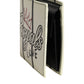 White Leather DG Crown Royals Bifold Card Holder Wallet