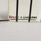 White Leather DG Crown Royals Bifold Card Holder Wallet