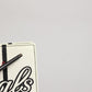 White Leather DG Crown Royals Bifold Card Holder Wallet