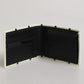 White Leather DG Crown Royals Bifold Card Holder Wallet