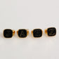 Gold Tone Brass JAZZ Letter Set 4 Pieces Adjustable Ring