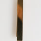 Gold Tone Brass Logo Branded Men Accessory Tie Clip Bar