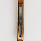 Gold Tone Brass Logo Branded Men Accessory Tie Clip Bar
