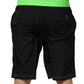 Black Green Logo Waistband Beachwear Short Swimwear