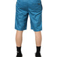 Blue Logo Waistband Beachwear Shorts Swimwear