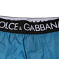 Blue Logo Waistband Beachwear Shorts Swimwear