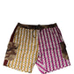 Multicolor Playing Card Camouflage Shorts Swimwear
