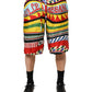 Multicolor Sicilian Carretto Shorts Swimwear