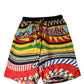 Multicolor Sicilian Carretto Shorts Swimwear