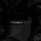 Black Monogram Logo Puffer Nylon Hooded Jacket
